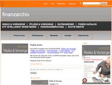 Tablet Screenshot of finanzarchiv.com